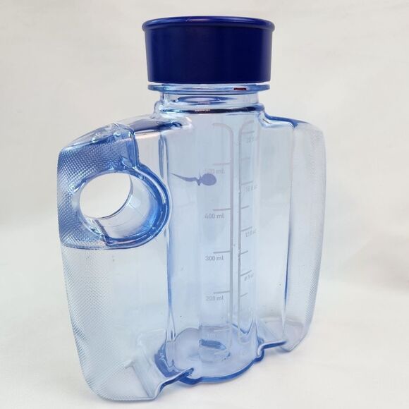 ☕️RARE Nike Clear & Blue Hydra-Ware 20oz Water Bottle - Picture 4 of 12
